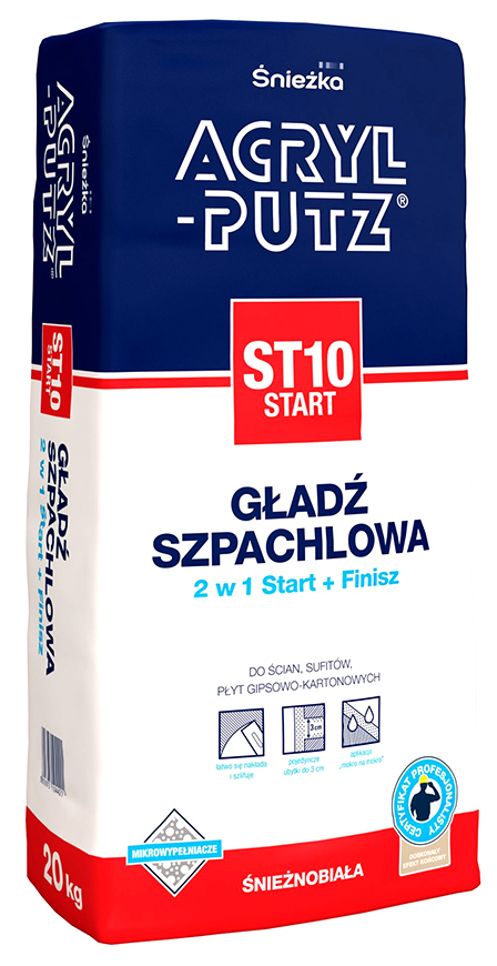 Шпатлевка Sniezka  Aсryl-Putz ST10 Польша