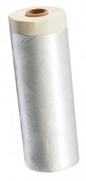 картинка Плёнка укрывочная с малярной лентой 33м CoverQuick от магазина СтартСтрой