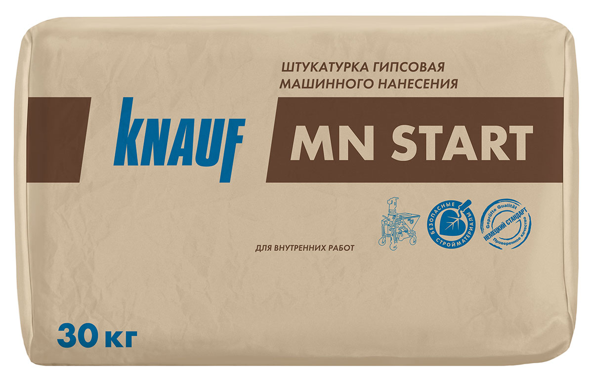 картинка Штукатурка Knauf МН старт гипсовая 30кг от магазина СтартСтрой