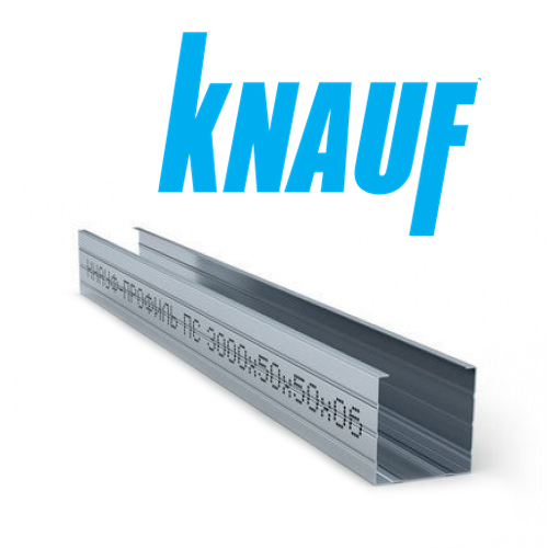 картинка Профиль KNAUF Стоечный 3м CW50; 75; 100мм 